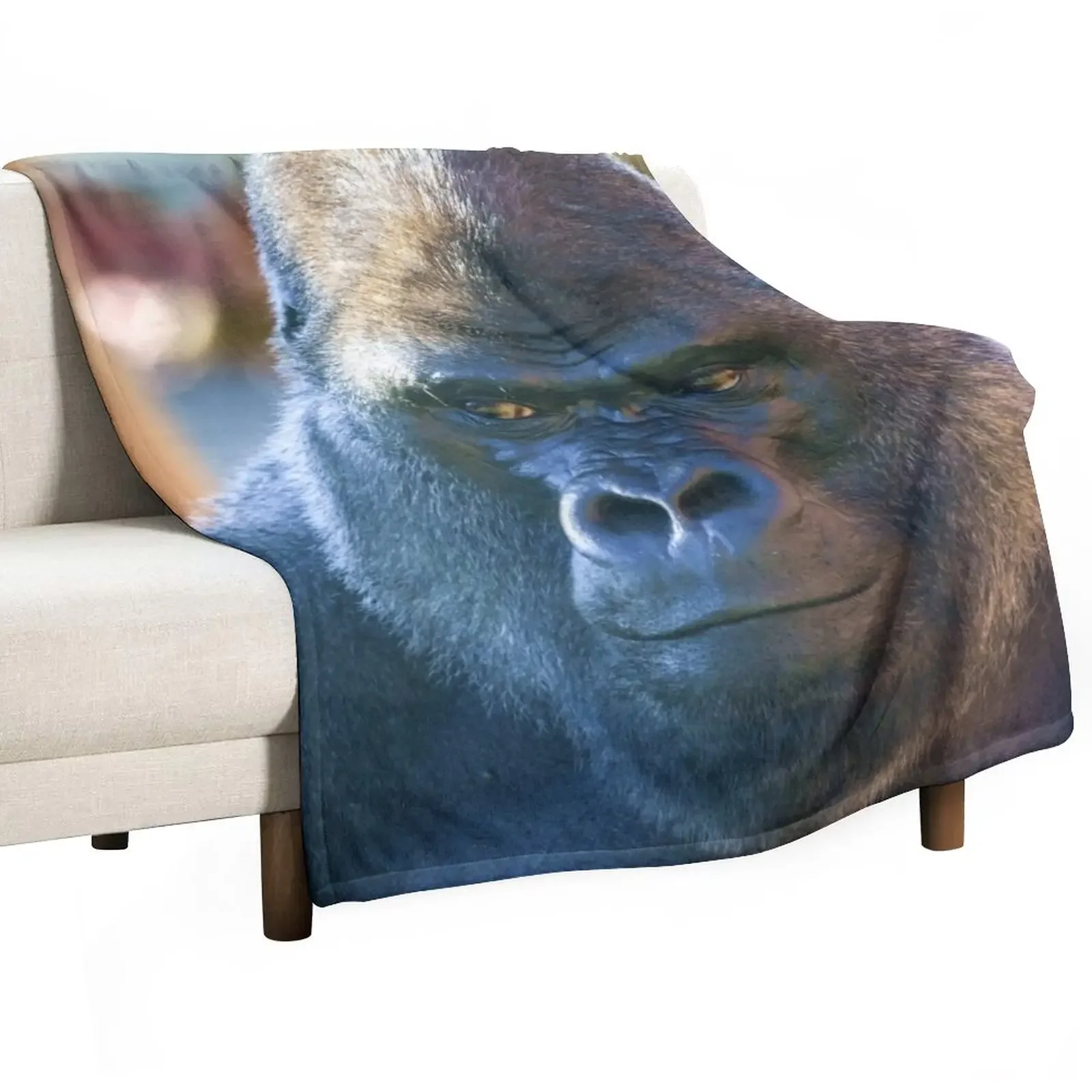 

Gorilla Look Throw Blanket Polar cosplay anime Blankets