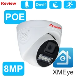 POE 8MP 4K 5MP 4MP IP Camera POE Night Infrared Color Security Surveillance Camera Bullet CCTV Motion Detection Camera