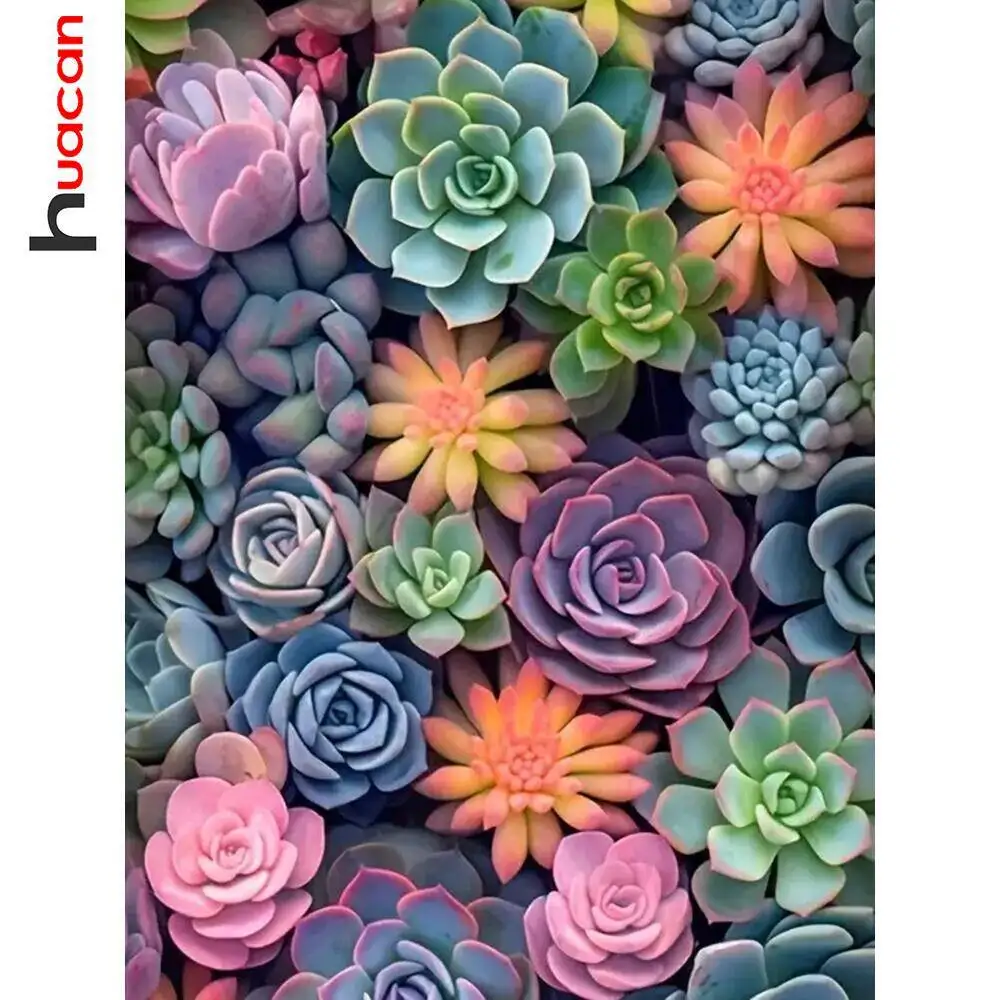 Huacan-Peinture au diamant pour la décoration intérieure, Animal Krasnofull, Carreaux ronds, Mosaïque, Chambre plus lente, Nouvelle collection