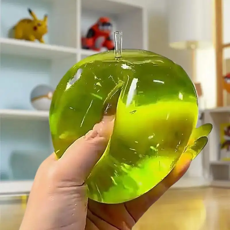 

Сжимайте стресс с помощью этой пластиковой игрушки Green Apple, идеально подходящей для злых моментов