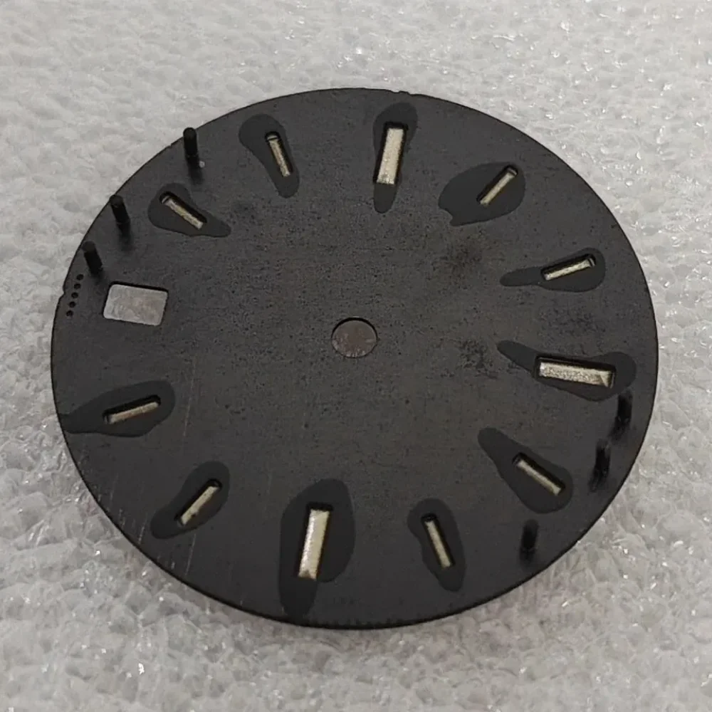 NH35 Watch Dial 28.5mm Multi Colored Sunburst Watch Faces No Luminous Watch Replacement Parts for NH35A/NH36 Movement No Logo