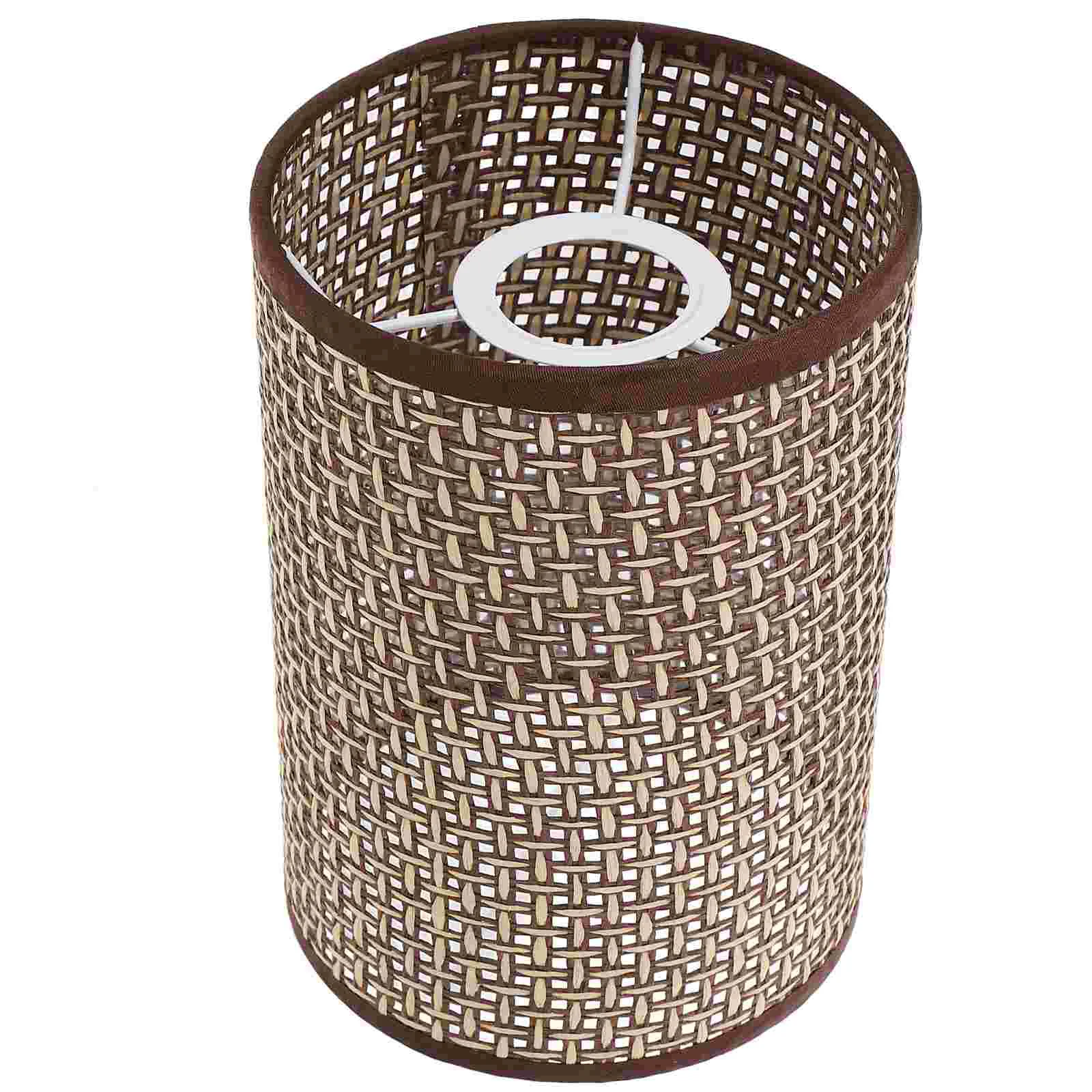 Lamp Shade Woven Shades for Floor Lamps Unique Replace Rustic Metal Country Drum