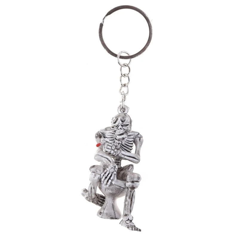 Fashion for Creative Toilet Purse Bag Rubber KeyChain Keyring Gift for Ke 55KA