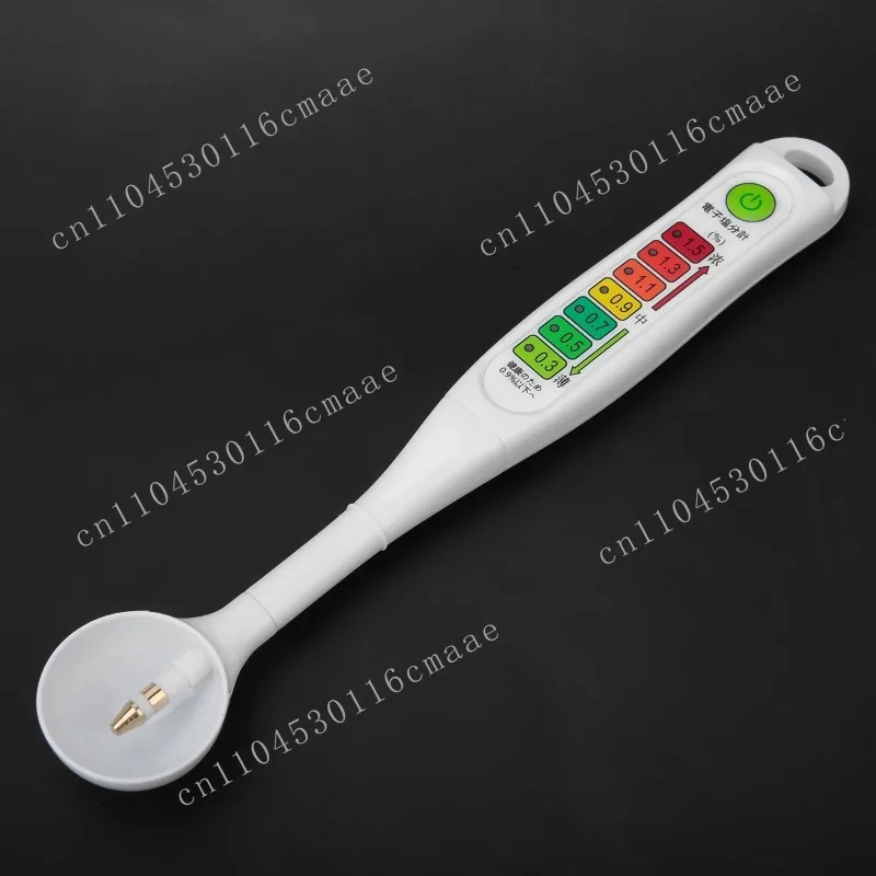 Food Salinity Tester Salinity Tester Salinometer Professional LED Lights Accurate Salinometer Food Liquid Salinity Tester Meter