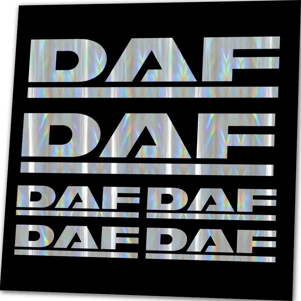 For DAF Graphic Set Vinyl Sticker Decals Tuning Truck - AliExpress 34