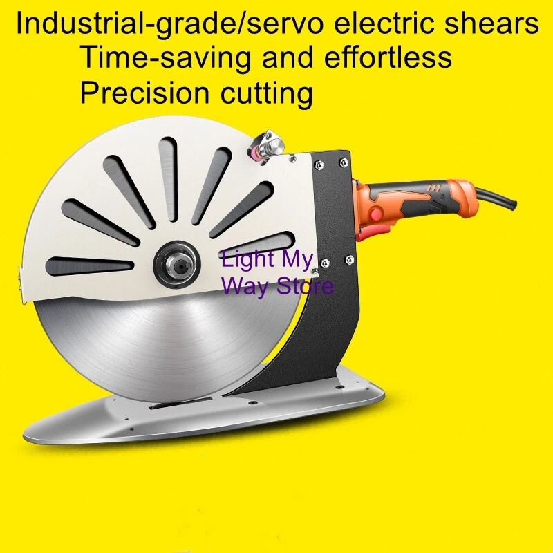 서보 구동 브러시리스 전기 원형 칼 가위 의류 전기 가위 가죽, 직물 및 종이 절단기