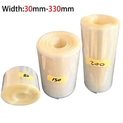 1kg Transparent PVC Heat Shrinkable Tube 18650 Battery Shrink Film Insulation Heat Shrinkable Tube 21700 Battery Shrink Film