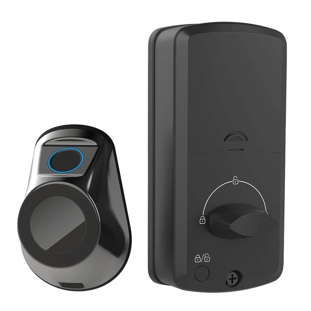 

Smart Fingerprint Door Lock with Multiple Unlocking Options and Automatic Locking Feature for Enhanced Security