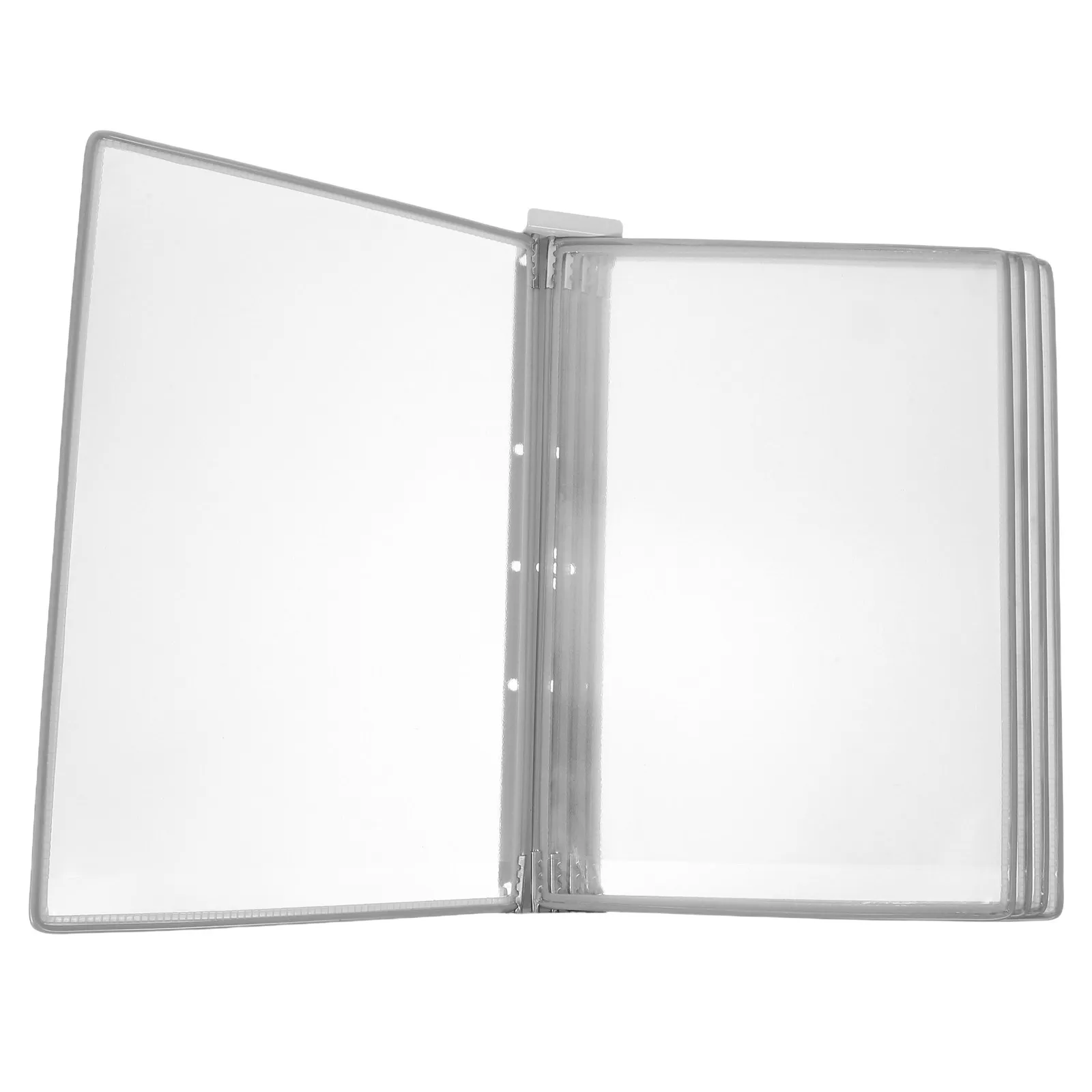 

Wall-Mounted File Organizer A4 5-Page Flip Document Holder Office Classroom Public Spaces Wall File Holder Display Rack Hanging