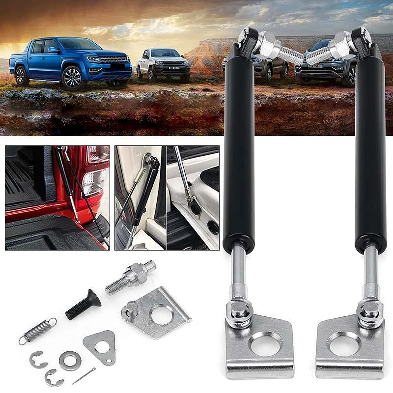 Car Stainless Rear Tailgate Slow Down Gas Shock Lift Support Struts Damper for Amarok 2011-2020