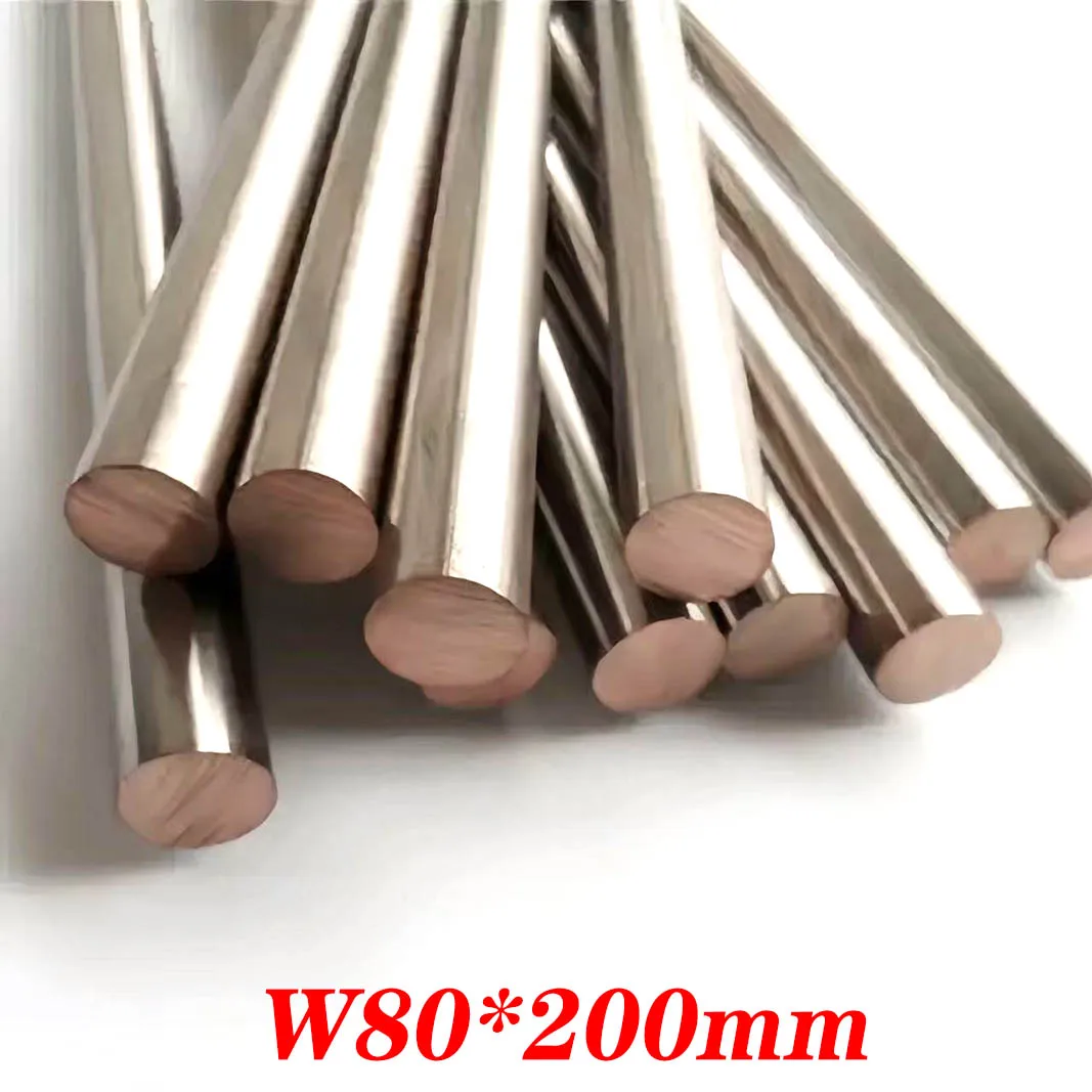 

Tungsten Copper Round Rod Bar Solid Metal Bar W80Cu20 Dia 1mm-12mm Tungsten Alloy Lathe Rod Solid Shaft Bar