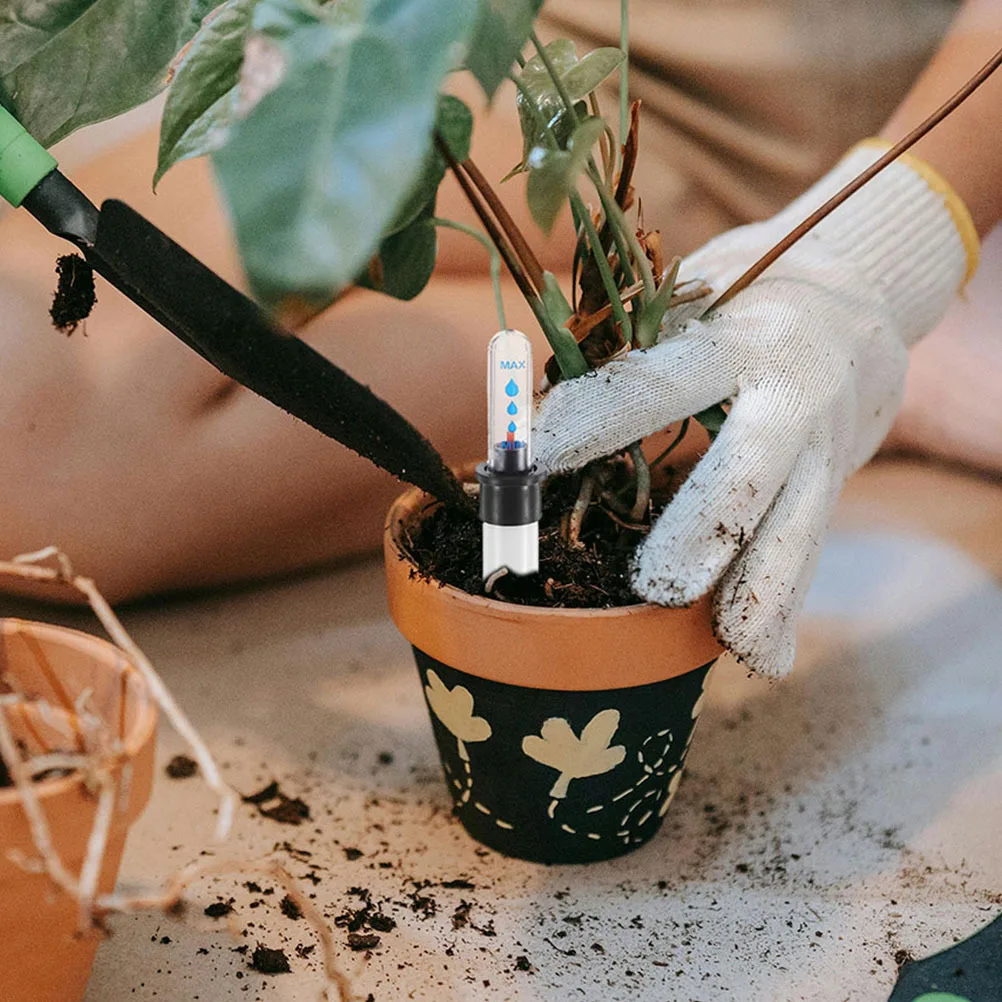 6 قطعة مؤشر مستوى المياه في الحديقة تعويم عرض مقياس للأواني المزارعون قراءة دقيقة مريحة فحص الرطوبة البصرية