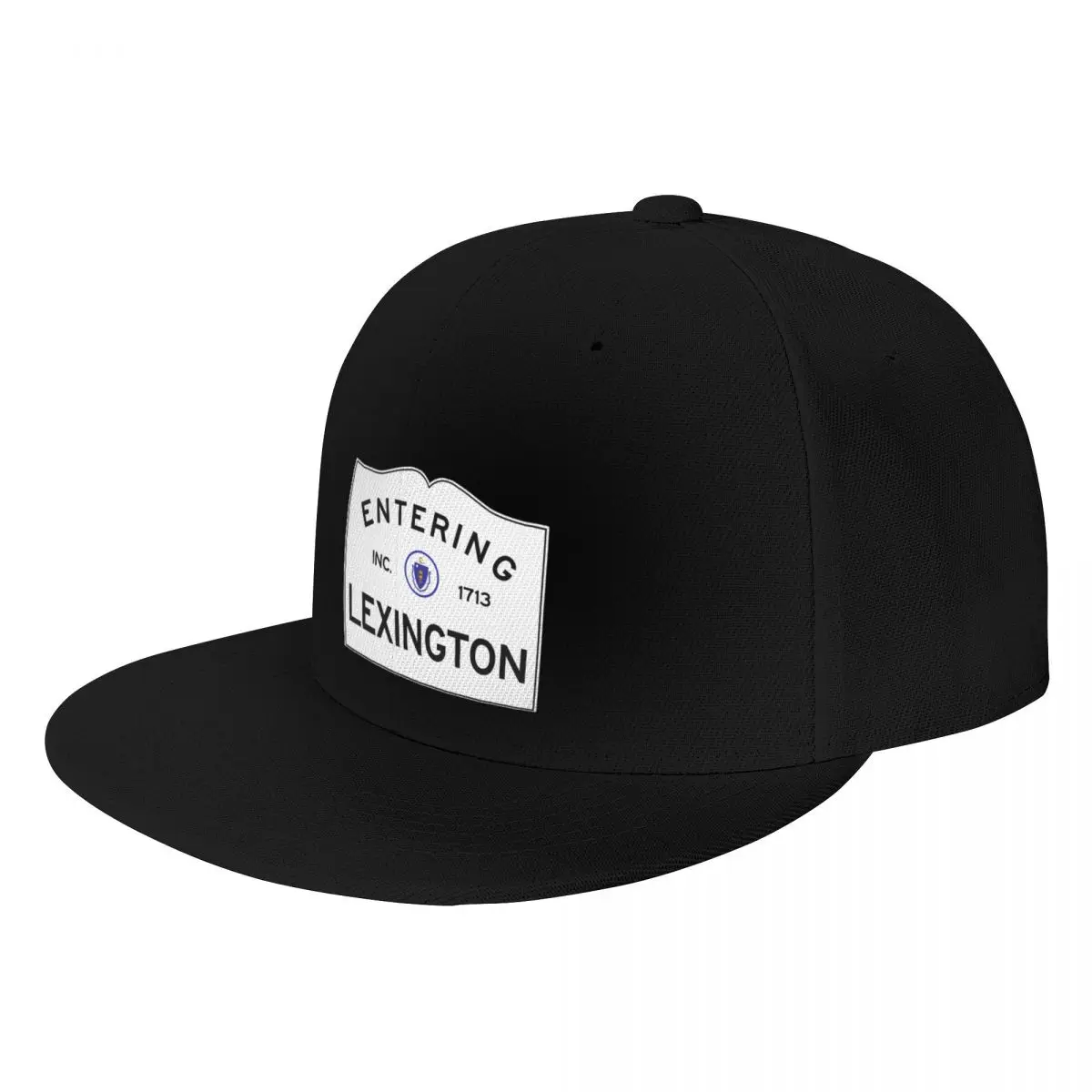 Entering Lexington Massachusetts - Commonwealth of Massachusetts Road Sign Baseball Cap Ball Cap Horse Hat Female Men's