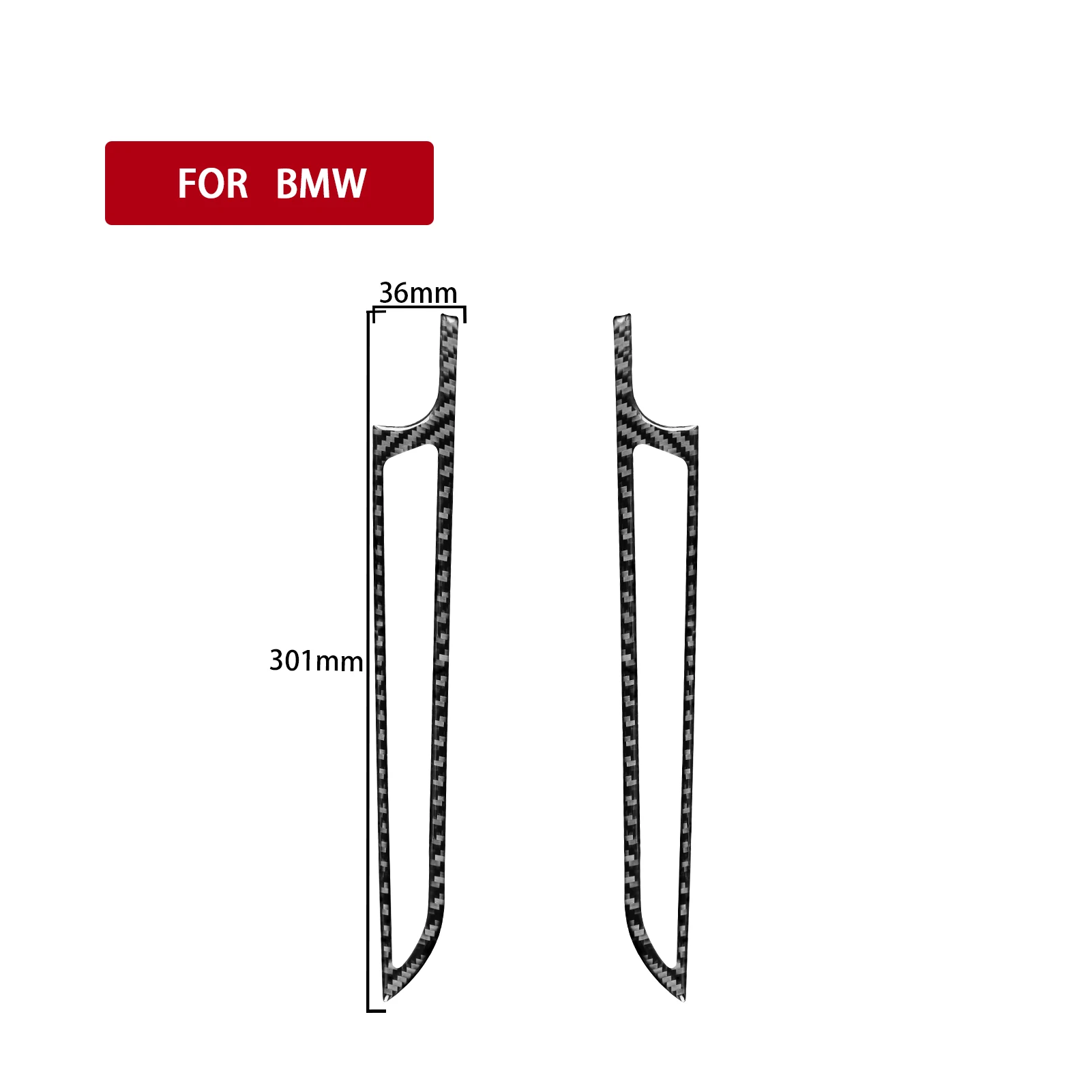 Прямая крышка из углеродного волокна, противотуманная вентиляционная панель двери, окна для BMW 6 серии M6 F06 F12 F13 2011-2018, аксессуары для салона автомобиля