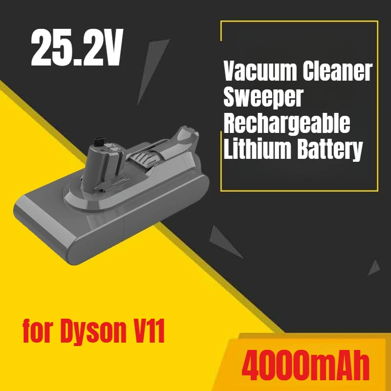 

25.2v 4000mAh for Dyson V11 SV14 Vacuum Cleaner Sweeper Rechargeable Lithium Battery