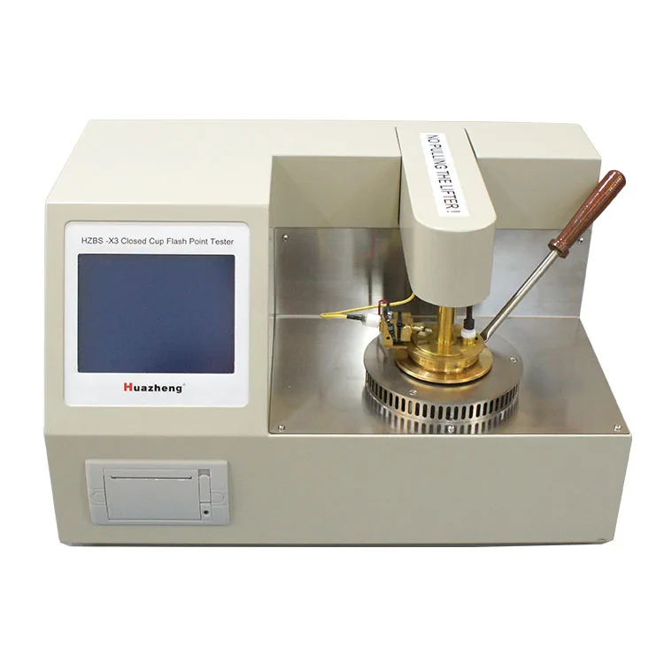 Huazheng Manufacturer petroleum oil flash point test instrument Closed  Cup fully-automatic pmcc flash point tester