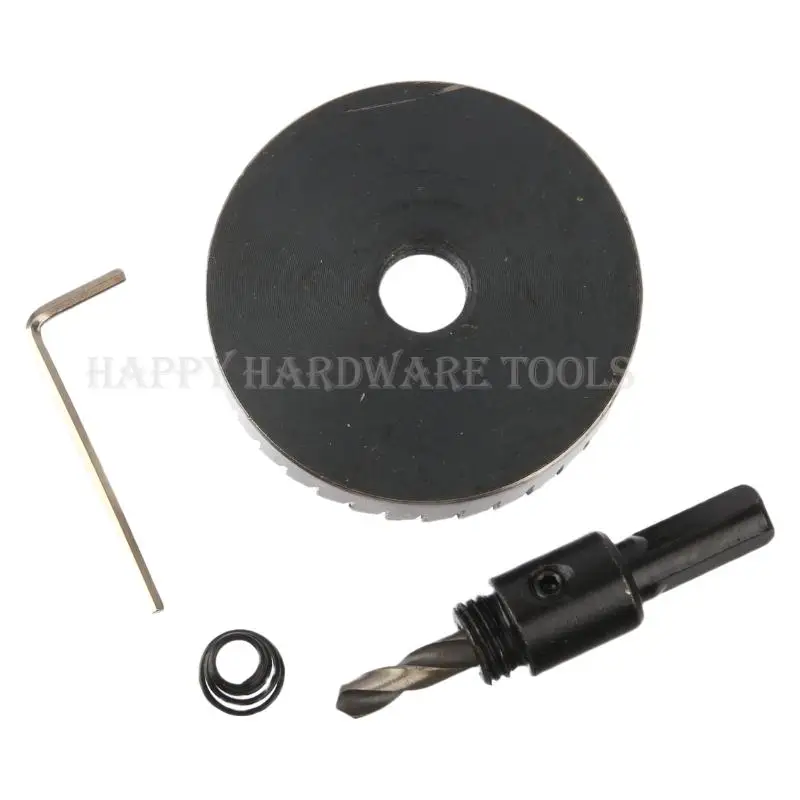 ضياء 65 مللي متر HSS مثقاب الأساسية Holesaw قاطع معدني ناعم قطع البلاستيك الخشب الألومنيوم ثقب المنشار مجموعة