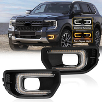 Car LED Daytime Running Light For Ford Ranger T9 XL XLT SPORT Platinum For Ford Ranger Wildtrak 2022 2023 Turn Signal Fog Lamp