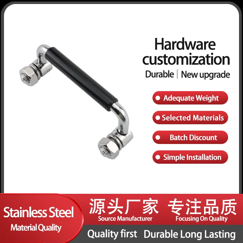 

Commercial Multi Specification Industrial Equipment Machinery 304 Stainless Steel Foldable With Rubber Sleeve Handle