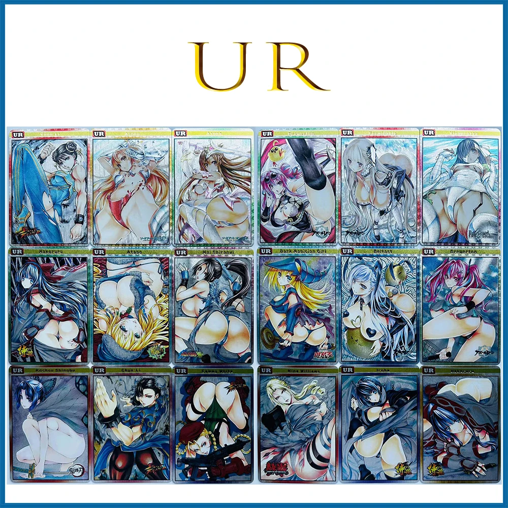 

Anime Goddess Tales DIY ACG UR Series Metal Smooth Badge Boys Games Toys Christmas Birthday Gifts Collectible Card Premium Flash