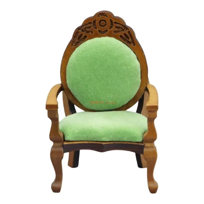 

U50F Display Model Chair for Doll House Realistic Mini Size Collection Toy