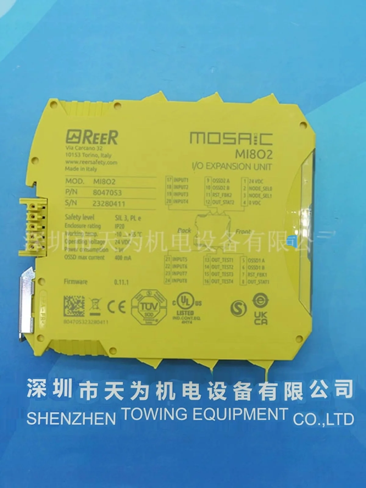 [Agent/quality Assurance One Year] Italian REER Control Module MI8O2 Order Number 1100010 Negotiation