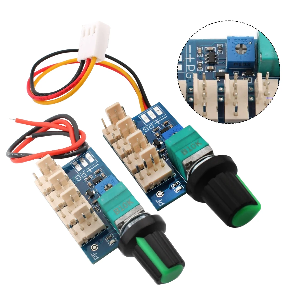 

Four Wire PWM-fan Speed Controller With Switch 4-channel Motherboard Efficient Speed Regulation For PWM Fan Speed Controller