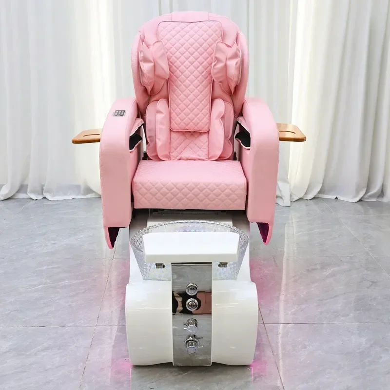 Electric Massage Foot Chair Space Capsule Sofa for Beauty Eyelash Manicure Pedicure Spa Foot Bath Recliner Seat