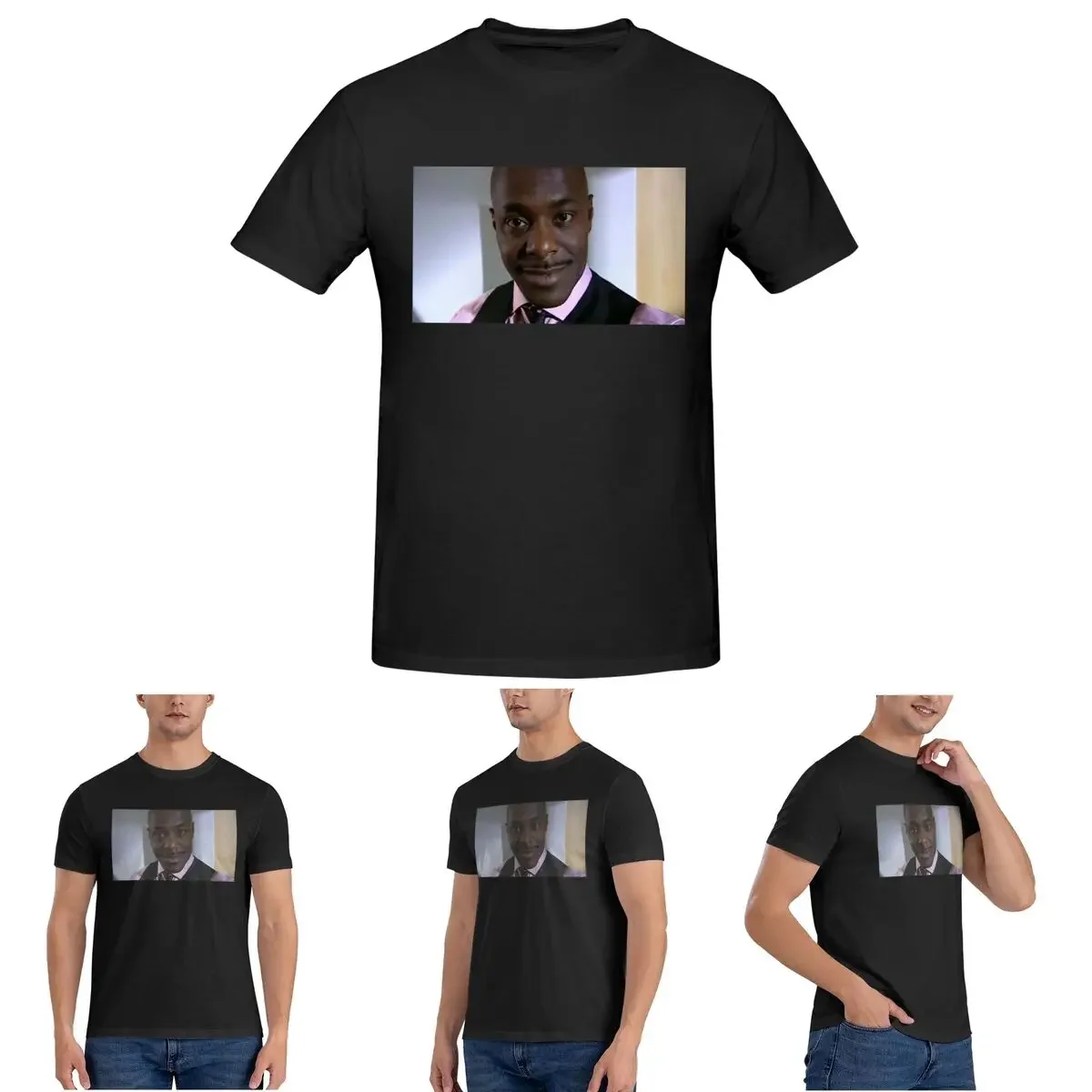 Alan Johnson Peep S T-Shirt for Men Cotton Plus Size T Shirts Men's Short Sleeve Crew Neck Summer Clothes Tops S-6XL