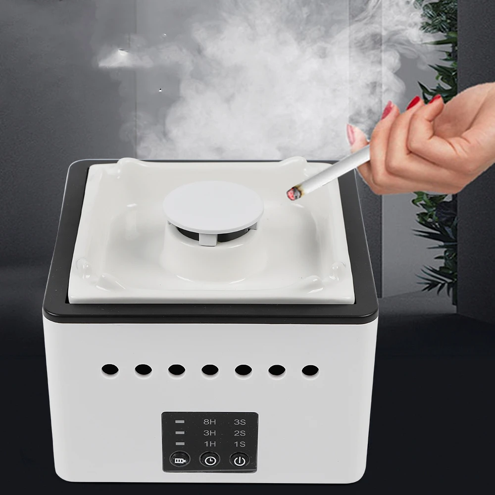 Aromatherapy machine Smokeless Ashtray Portable Cigarette Smoke Grabber Home Filter Office Anion Ionizer