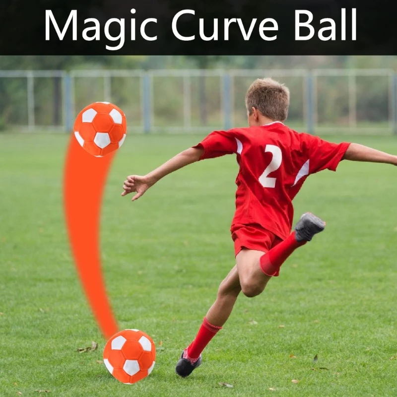 Curva desvia bola futebol brinquedo futebol curva bola futebol engraçado curvando bola x5qf