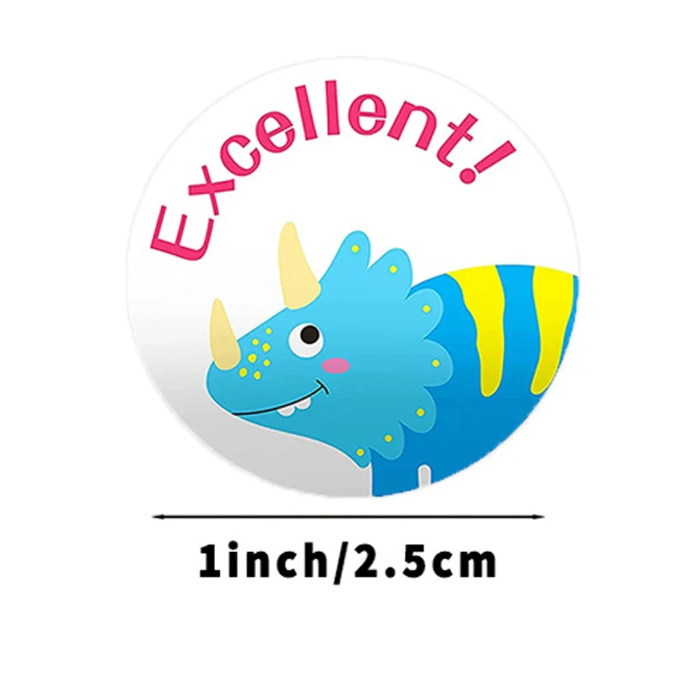 500 PCS/ม้วนสติกเกอร์รางวัลสําหรับเด็กการ์ตูนรูปแบบกําลังใจเด็กน่ารักป้ายสติกเกอร์สําหรับครูสร้างแรงบันดาลใจนักเรียน