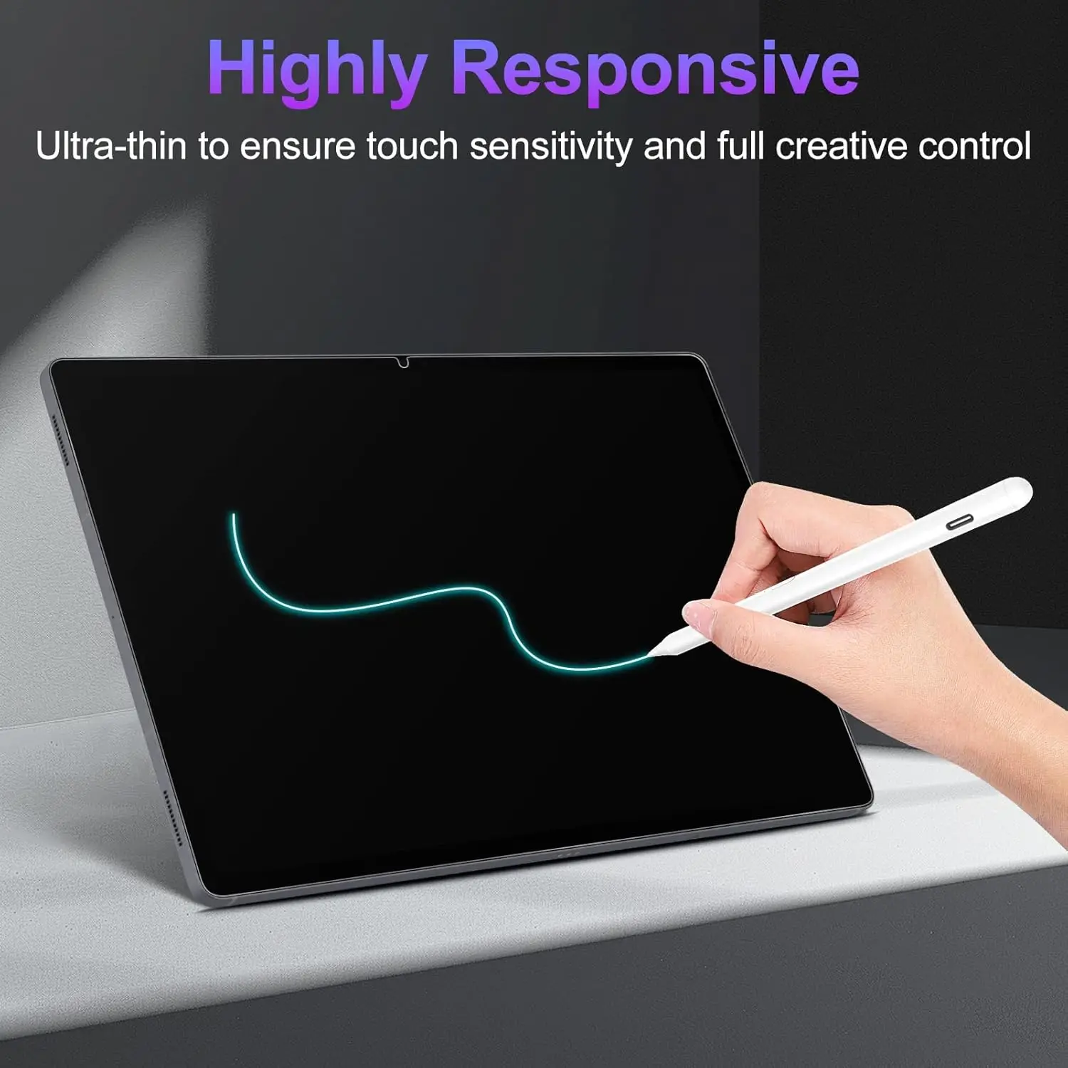 2 Stück Gehärtetes Glas Displayschutzfolie für Samsung Galaxy Tab S7 Fe 12.4 A8 S10 S11 S6 Lite A9 S8 S9 Fe Plus Ultra Schutzfolie – Detail 8
