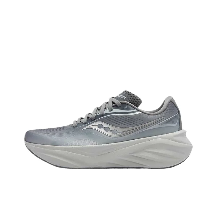 Saucony PHOENIX INFERNO 4 Mesh Breathable Low top Sprint Running Shoes Men's Gray S28242-9