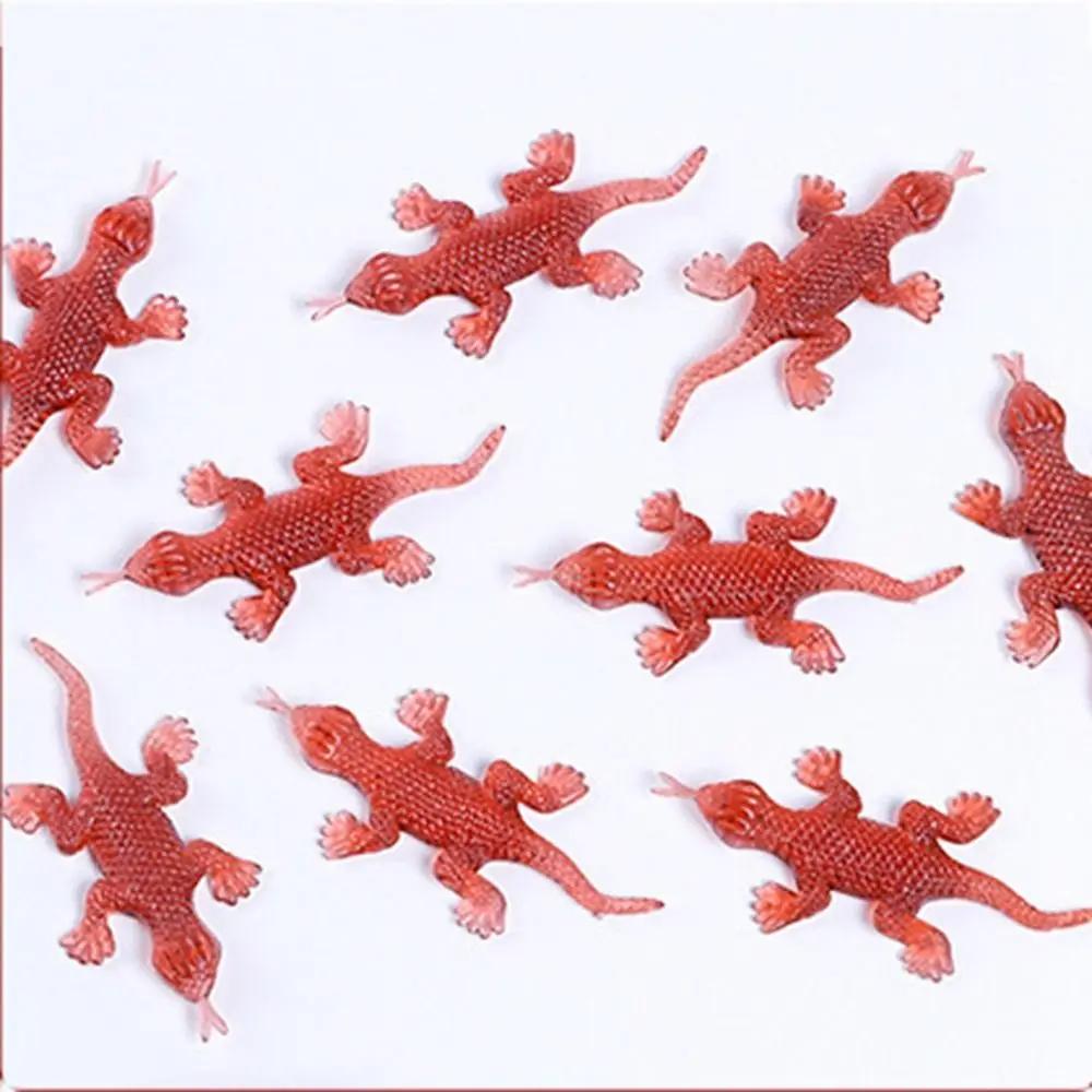 10Pcs/set Scorpion Simulation Fake Rubber Cockroach Gecko Centipede Simulation Cockroach Model Soft Material Fake Halloween Gift