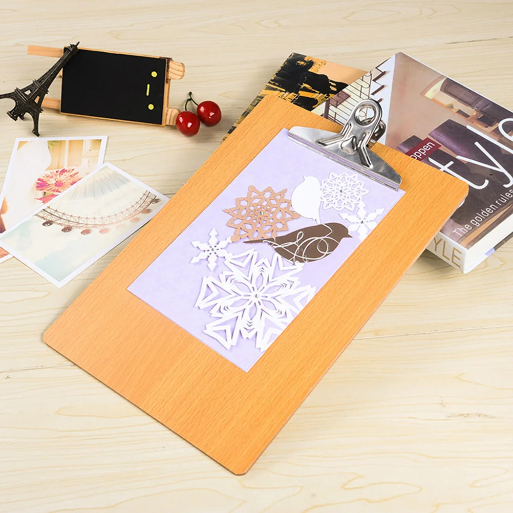 

A4 Letter Size 3Mm-Thick Profile Clip Hardboard Clipboard Strong Clamping Force Anti-Rust Round Angle Design Double Sided Film