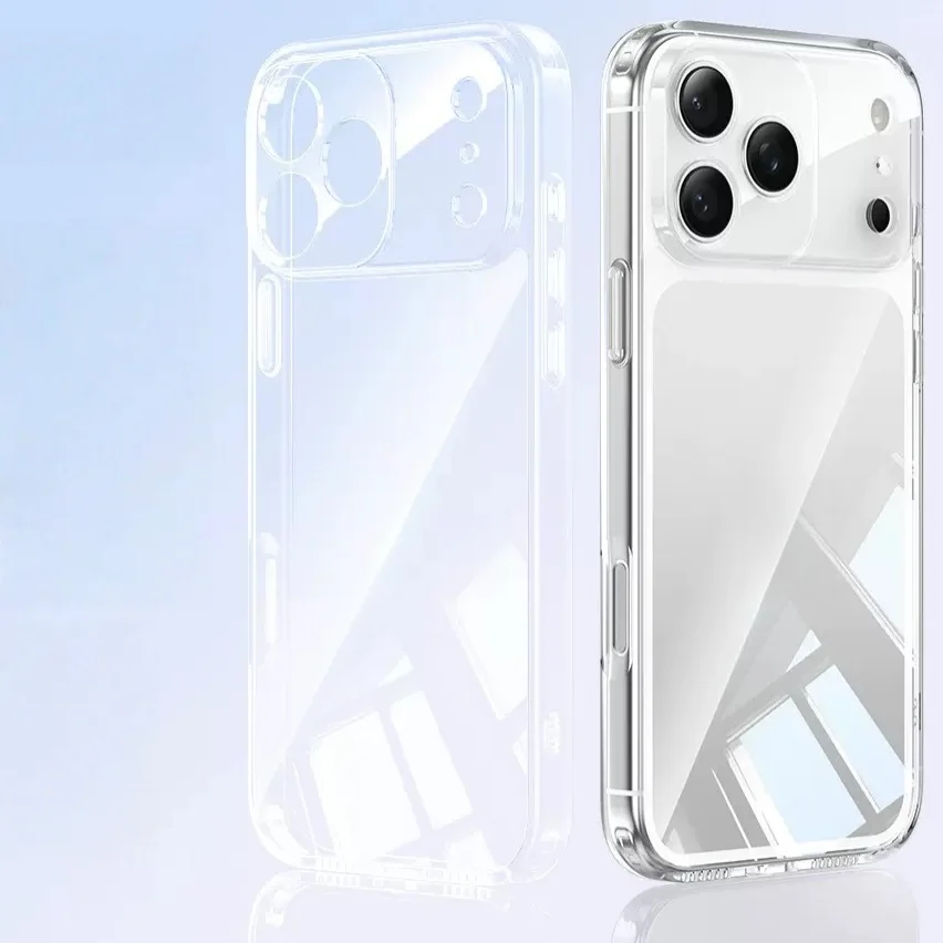 Transparente TPU-Handyhülle mit stoßfestem Schutz für iPhone 17 Pro Max/17 Pro/1 /Air/16/15/14/13/12/11 – transparent – Detail 11