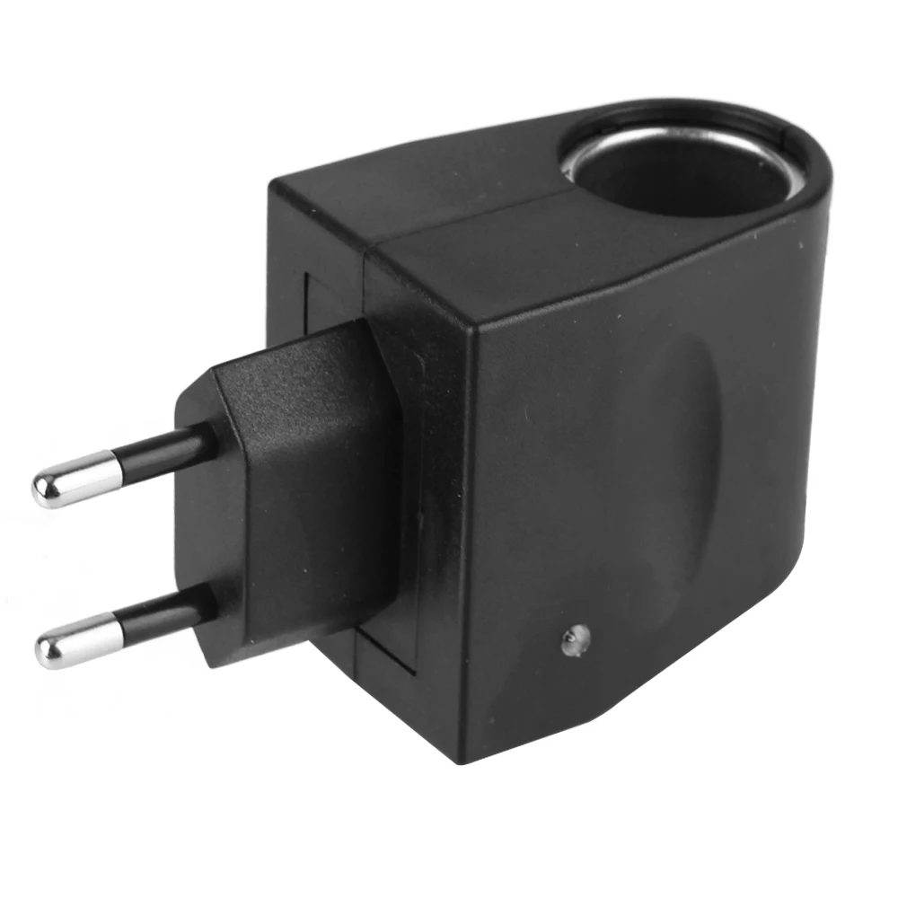 EU US Plug AC 220V To DC 12V Auto Accessories Converter Interior Parts Car Cigarette Lighter Adapter