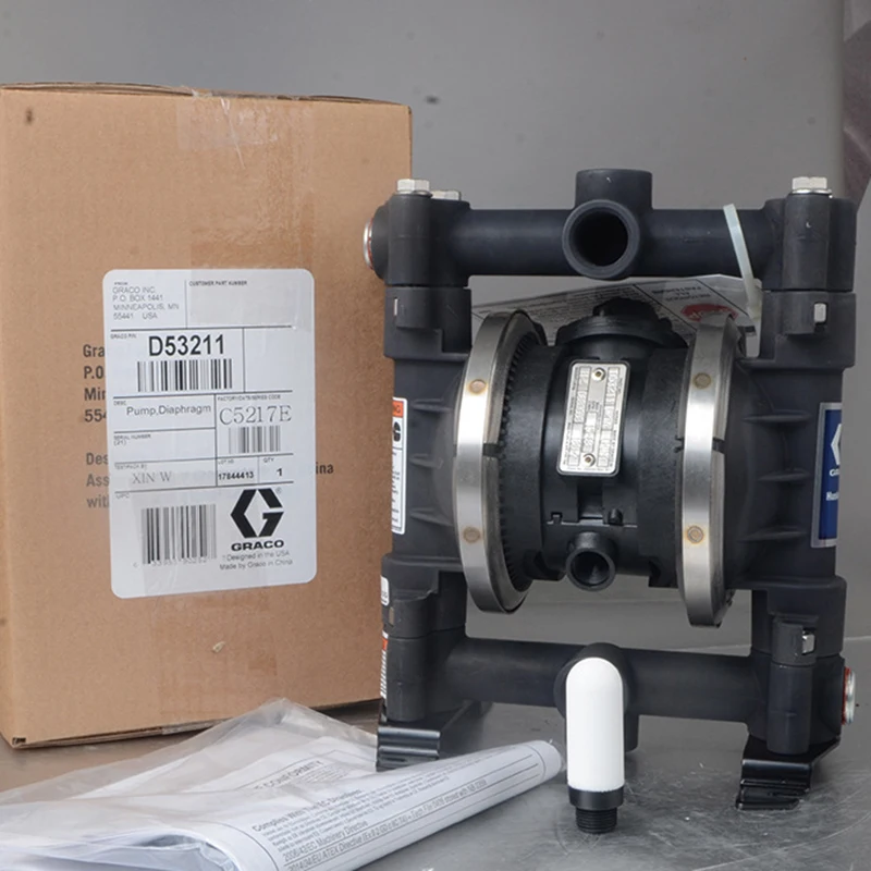 GRACO Husky 716 سبائك الألومنيوم D53211 D5C911 مضخة الحجاب الحاجز الهوائية D54311 الفولاذ المقاوم للصدأ