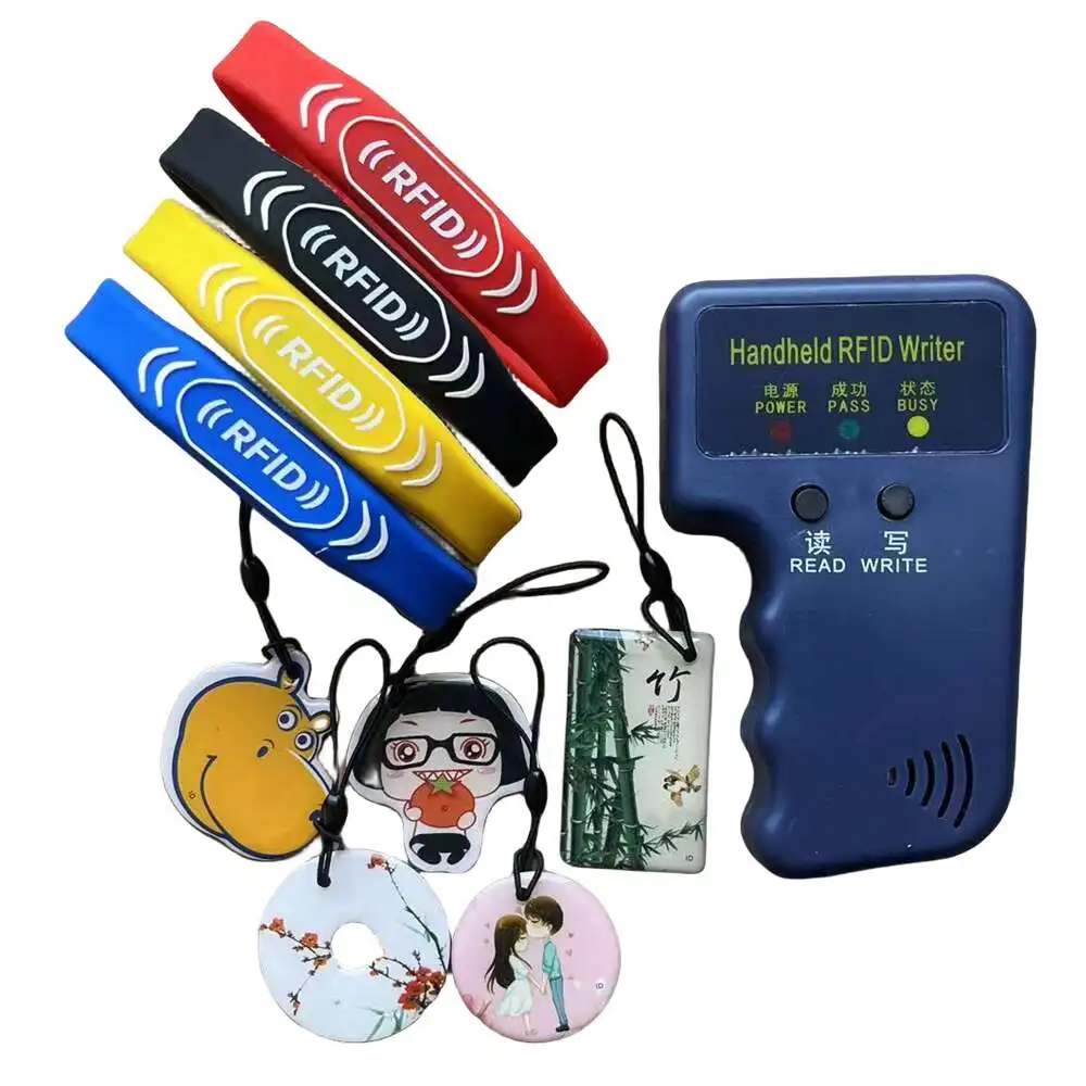 

Handheld 125KHz ID Induction Replicator EM4100 TK4100 Card RFID Smart Card Low-frequency T5577 EM4305 CET5200 Keyfob Tags