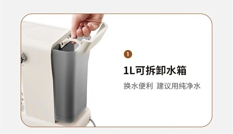 Coffee machine household small semi-automatic with steam milk foam