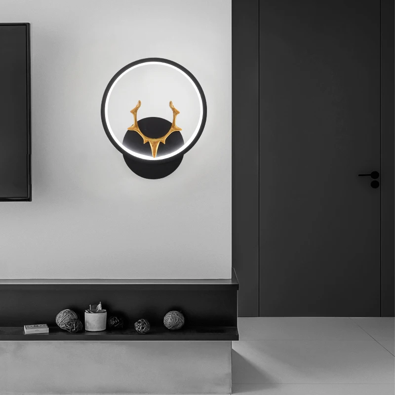 الحديثة الحد الأدنى داخلي Led السرير مصابيح الحائط الإبداع فندق الممر الدرج غرفة المعيشة حائط الخلفية مصباح علوي ديكور