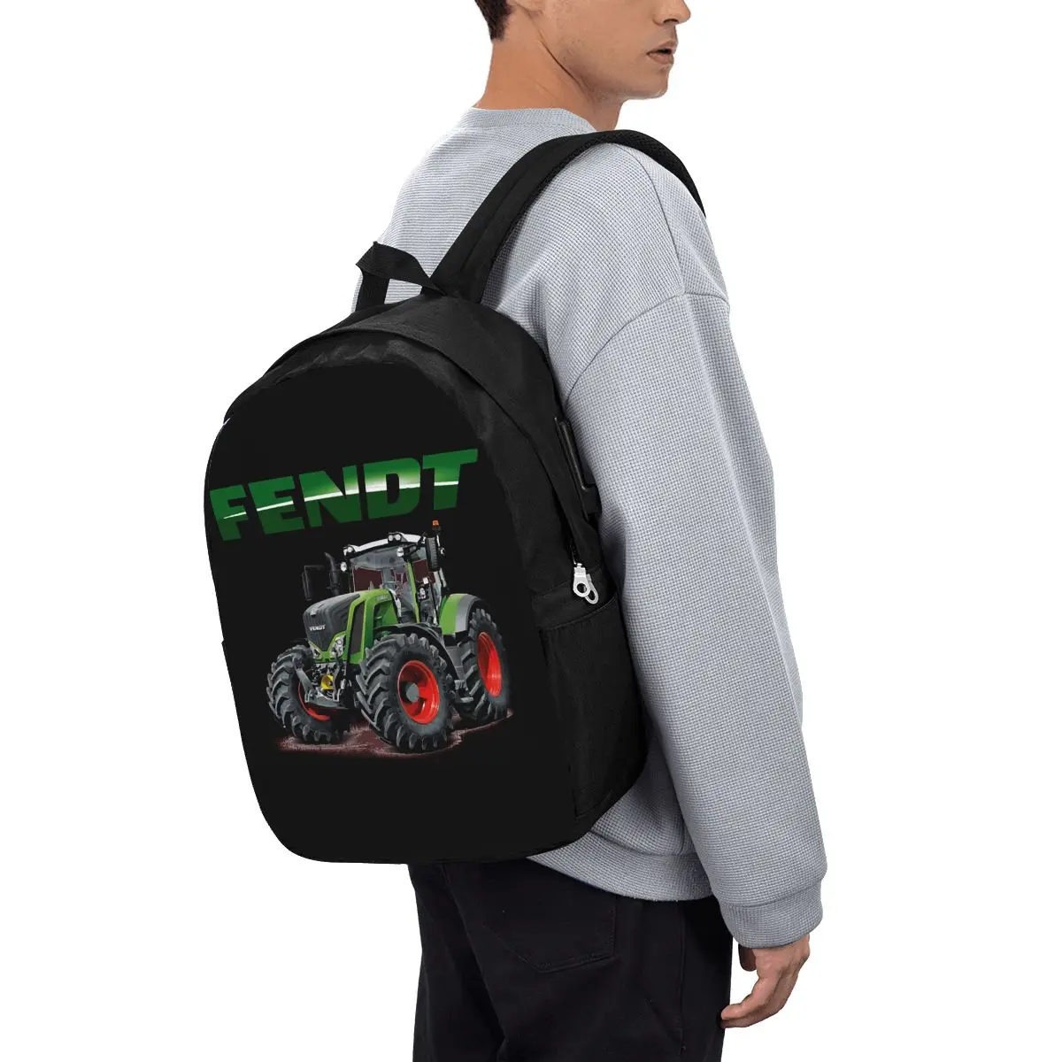 

Fendt German Tractors Backpack Travel Notebook Bag Computer College Student School Bag Laptop Shoulder Bags for Men Women
