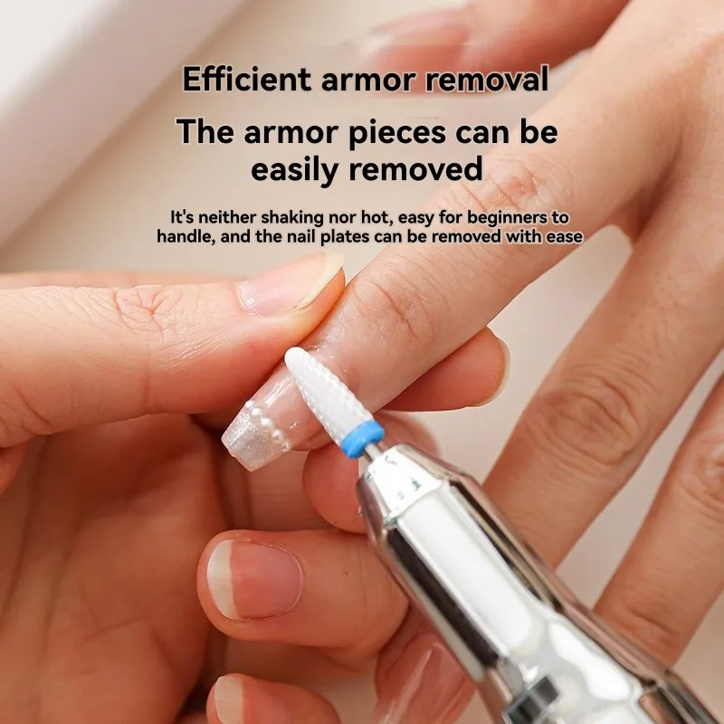 A67Z High-Speed Manicure Device With 12 Grinding Head Bits-Electric For Nail File Kit-Portable For Nail Care