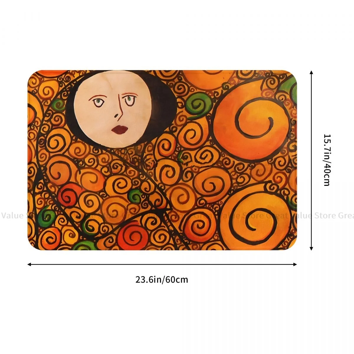 Gustav Klimt Patting Art Non-slip Doormat Colorful Bath Kitchen Mat Outdoor Carpet Indoor Modern Decor