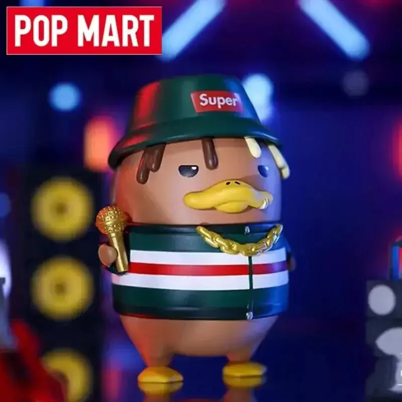 POP MART Duckoo Music Festival Series กล่องสุ่มของเล่น ตุ๊กตาตกแต่งโต๊ะทำงาน ของสะสม ฟิกเกอร์อนิเมะน่ารัก