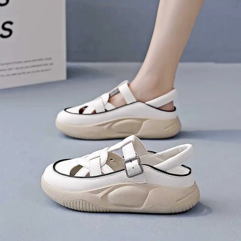 Botas de entrenamiento de gimnasia con ventilación Slingback para mujer, bonitos zapatos tejidos, zapatillas deportivas de bádminton para mujer, enlace Vip de alta calidad