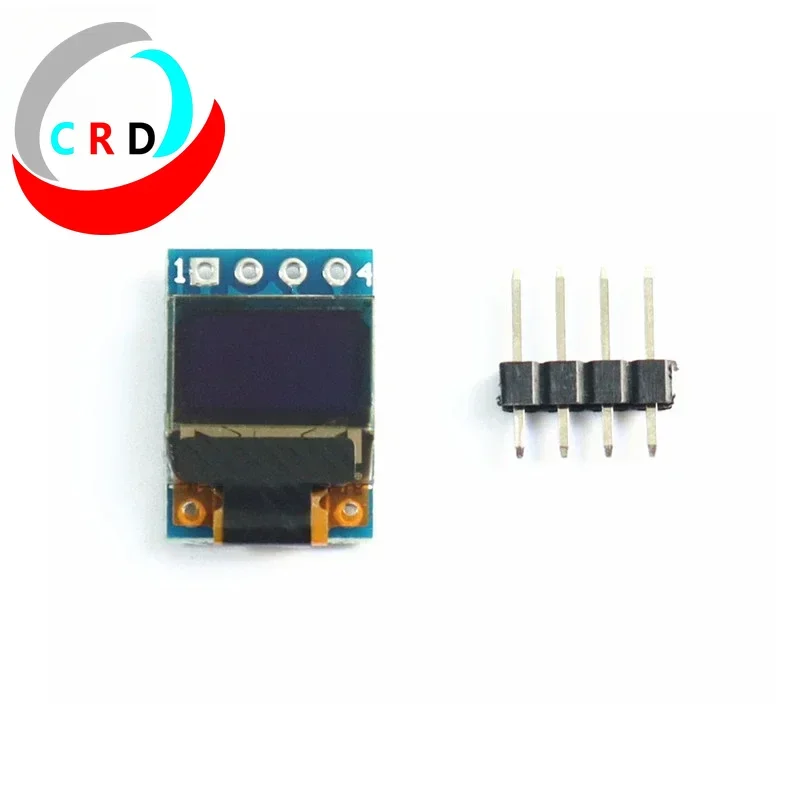 Changruida tela lcd oled de 0.42 polegadas 72 × 40/ssd1315 tela pequena iic/i2c4 módulo de pinos stm32 tela lcd módulo led oled lcd