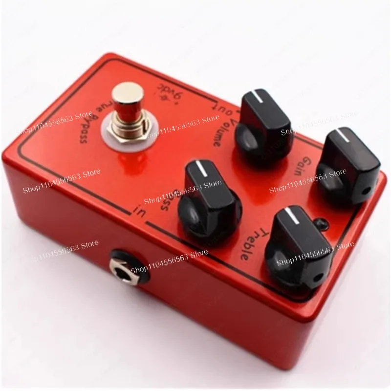 

Single Manual Overdrive Booster Pedal for Electric Guitar – Classic BB Style Preamp Clone