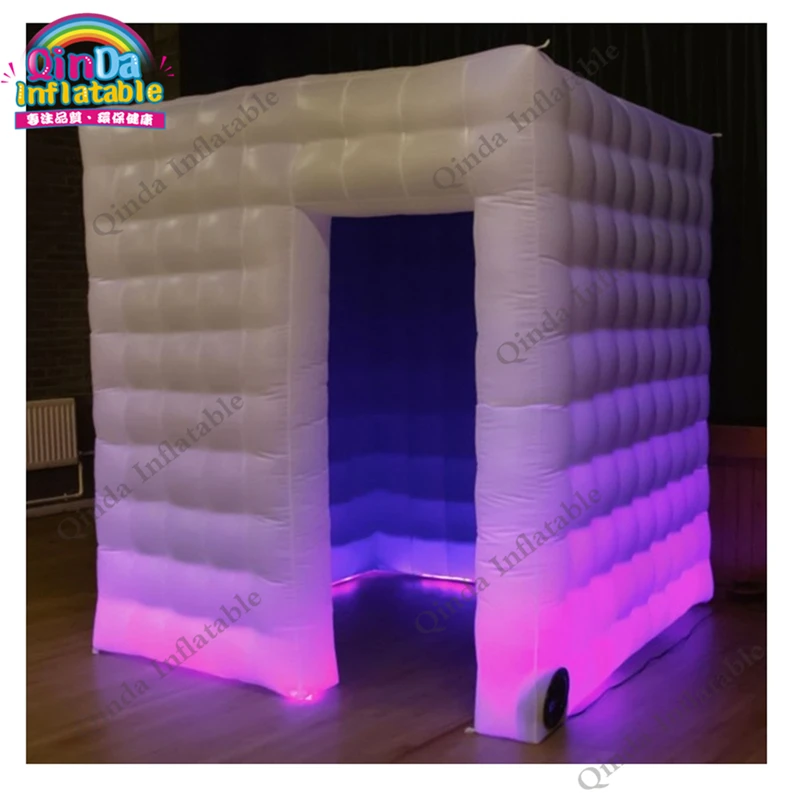 

Wholesale Paintball Tent Photo Booth Camping Luxury Tent,2.4M *2.4M*2.4M Inflatable Igloo Air Photbooth